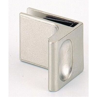 Hettich - Tirador Para Puerta De Cristal, Zinc Fundido A Presión, Niquelado Hettich - Tirador Para Puerta De Cristal, Zinc Fundido A Presión, Niquelado