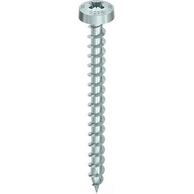 Tornillo Heco-Topix Madera - 4,5x40mm - Cabeza Redonda - Rosca Variable - PZ2 - Pack 500 Tornillo Heco-Topix Madera - 4,5x40mm - Cabeza Redonda - Rosca Variable - PZ2 - Pack 500
