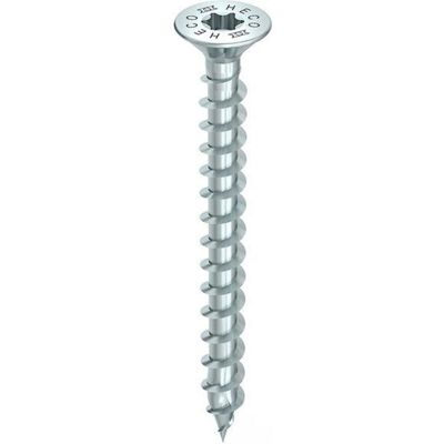 Heco Topix Plus - Tornillo de madera, Torx, Blanco, 6mm x 240mm Heco Topix Plus - Tornillo de madera, Torx, Blanco, 6mm x 240mm