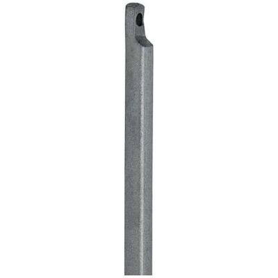 Varilla de cierre Deni 16x2500mm - Galvanizado, perforación unilateral Varilla de cierre Deni 16x2500mm - Galvanizado, perforación unilateral