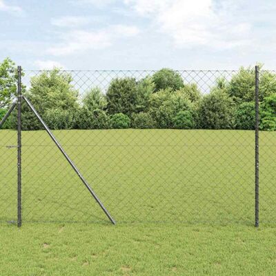 Fijo De Tierra Para Cercas De Cadena Al Aire Libre 10 X 1,6 M Vidaxl Fijo De Tierra Para Cercas De Cadena Al Aire Libre 10 X 1,6 M Vidaxl