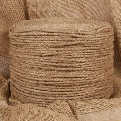 Cuerda De Yute 500 M De Longitud Y 4 Mm De Grosor Vidaxl Cuerda De Yute 500 M De Longitud Y 4 Mm De Grosor Vidaxl