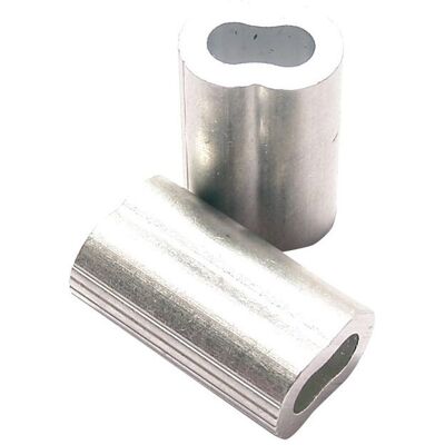 Posamo - Virola Aluminio Para Cable 2,0mm Aluminio Con 30 Unidades. Posamo - Virola Aluminio Para Cable 2,0mm Aluminio Con 30 Unidades.