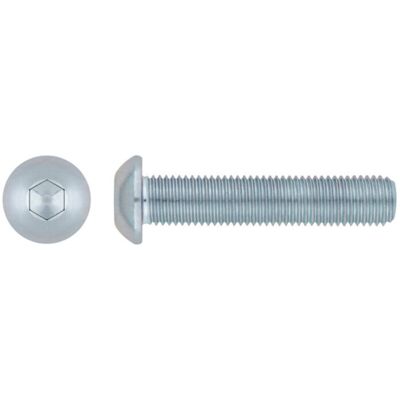 Index Perno De Cabeza Redonda - Acero 10.9 - Zincado M10 X 45 - Caja De 100 Index Perno De Cabeza Redonda - Acero 10.9 - Zincado M10 X 45 - Caja De 100