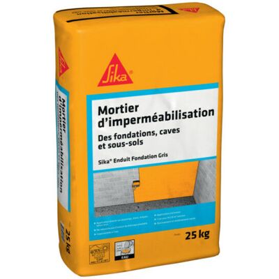Yeso Impermeabilizante Para Cimientos, Sótanos Y Sótanos Yeso Para Cimientos Sika Gris - 25kg Yeso Impermeabilizante Para Cimientos, Sótanos Y Sótanos Yeso Para Cimientos Sika Gris - 25kg