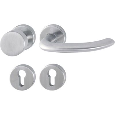 Juego de Rosetas en Acero Inoxidable Hoppe - Kit de Manijas para Residencial Juego de Rosetas en Acero Inoxidable Hoppe - Kit de Manijas para Residencial
