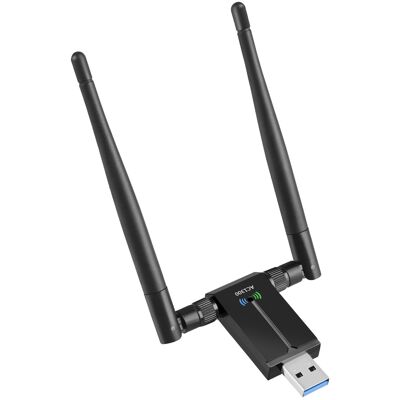 OEM Adaptador Wi-fi Usb, 1200 Mbps, Antena Dual De 5 Dbi, 802.11ac, Pc De Escritorio, Portátil, Mac OEM Adaptador Wi-fi Usb, 1200 Mbps, Antena Dual De 5 Dbi, 802.11ac, Pc De Escritorio, Portátil, Mac