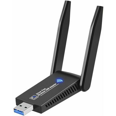 OEM Adaptador Wifi Potente Ac1300 Mbps, Adaptador Wifi Usb 3.0 De Doble Banda, Dongle Wifi 2.4g/5.8ghz, Adaptador Wifi Usb Para Pc/portátil/ordenador De Sobremesa/tableta, Compatible Con Windows 11/10/8/7 OEM Adaptador Wifi Potente Ac1300 Mbps, Adaptador Wifi Usb 3.0 De Doble Banda, Dongle Wifi 2.4g/5.8ghz, Adaptador Wifi Usb Para Pc/portátil/ordenador De Sobremesa/tableta, Compatible Con Windows 11/10/8/7