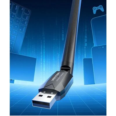 OEM Vention Kdtb0, Filaire, Usb, Wi-fi 5 (802.11ac), 633 Mbit/s, Noir OEM Vention Kdtb0, Filaire, Usb, Wi-fi 5 (802.11ac), 633 Mbit/s, Noir