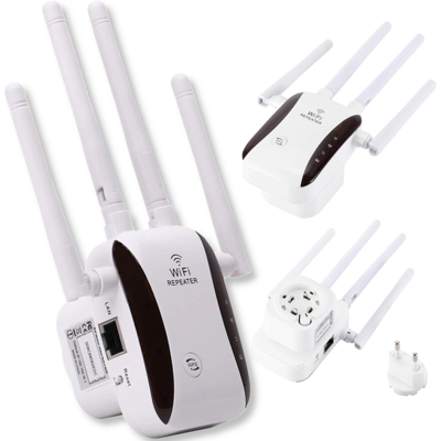OEM Repetidor Wi-fi Lan 300mbps Rj45 4 Antenas Extensor De Alcance OEM Repetidor Wi-fi Lan 300mbps Rj45 4 Antenas Extensor De Alcance