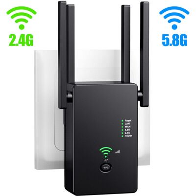 OEM Router Wi-fi Inalámbrico, Repetidor De Señal 5g, Extensor De Alcance Gigabit De Doble Banda Con Cuatro Antenas OEM Router Wi-fi Inalámbrico, Repetidor De Señal 5g, Extensor De Alcance Gigabit De Doble Banda Con Cuatro Antenas