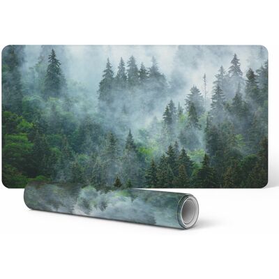 OEM Alfombrilla De Escritorio Antideslizante Y Duradera Con Diseño De Bosque De Coníferas Brumoso, 100x50 Cm. OEM Alfombrilla De Escritorio Antideslizante Y Duradera Con Diseño De Bosque De Coníferas Brumoso, 100x50 Cm.