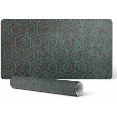 OEM Alfombrilla Antideslizante Para Ratón Y Teclado Con Estampado Geométrico, 100x50 Cm. OEM Alfombrilla Antideslizante Para Ratón Y Teclado Con Estampado Geométrico, 100x50 Cm.