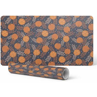 OEM Alfombrilla Antideslizante Para Ratón Y Teclado Con Diseño De Naranjas Y Hojas, 120 X 60 Cm. OEM Alfombrilla Antideslizante Para Ratón Y Teclado Con Diseño De Naranjas Y Hojas, 120 X 60 Cm.