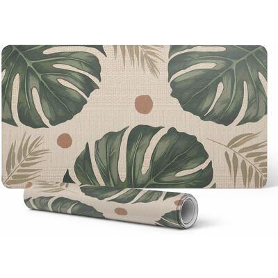 OEM Alfombrilla Antideslizante Para Ratón Y Teclado Con Diseño De Hojas Tropicales, 100x50 Cm. OEM Alfombrilla Antideslizante Para Ratón Y Teclado Con Diseño De Hojas Tropicales, 100x50 Cm.
