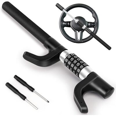 OEM Cerradura De Volante De Automóvil Con Combinación De 5 Dígitos, Cerradura De Volante Con Código Retráctil, Sin Llave, Resistente, Antirrobo Universal Para Automóviles, Camiones, Furgonetas Y Suv OEM Cerradura De Volante De Automóvil Con Combinación De 5 Dígitos, Cerradura De Volante Con Código Retráctil, Sin Llave, Resistente, Antirrobo Universal Para Automóviles, Camiones, Furgonetas Y Suv