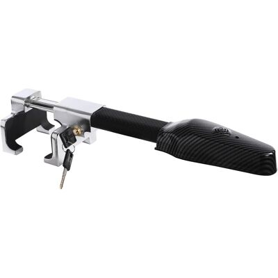 GOJOY Bloqueo De Volante Con Alarma, 130 Db, Resistente, Antirrobo, Retráctil, Universal, Color Negro GOJOY Bloqueo De Volante Con Alarma, 130 Db, Resistente, Antirrobo, Retráctil, Universal, Color Negro