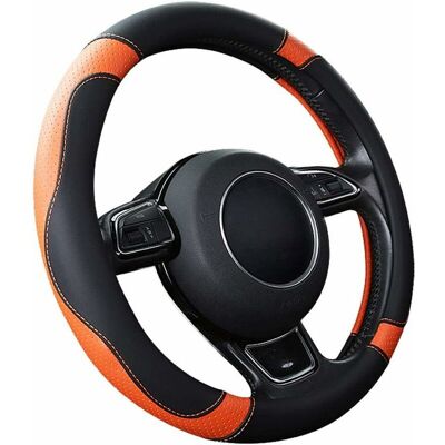 DPZO Funda Para Volante De Coche, Funda Universal De Microfibra Y Cuero Para Volante De 37-38 Cm / 15", Antideslizante, Transpirable Y Duradera (naranja). DPZO Funda Para Volante De Coche, Funda Universal De Microfibra Y Cuero Para Volante De 37-38 Cm / 15", Antideslizante, Transpirable Y Duradera (naranja).