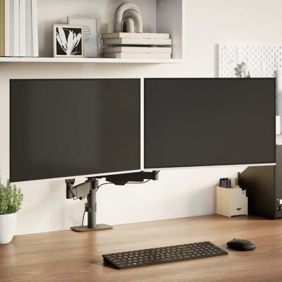 Vidaxl Brazo Monitor Doble Pantalla 27" Max Negro Resorte De Gas 20 Kg Vidaxl Brazo Monitor Doble Pantalla 27" Max Negro Resorte De Gas 20 Kg