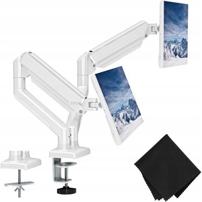 OEM Soporte Doble Ajustable Para Monitores De Escritorio, Compatible Con Dos Monitores De 13 A 32 Pulgadas. OEM Soporte Doble Ajustable Para Monitores De Escritorio, Compatible Con Dos Monitores De 13 A 32 Pulgadas.