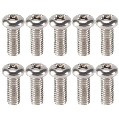 OEM 10 Tornillos M4x10mm Para Soporte De Montaje Para Monitor De Tv, Pantalla Lcd, Ordenador -crezuo OEM 10 Tornillos M4x10mm Para Soporte De Montaje Para Monitor De Tv, Pantalla Lcd, Ordenador -crezuo