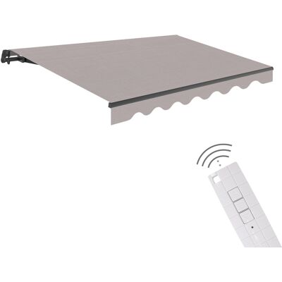 WASABI Toldo Motorizado Retráctil 3x2,5 Gris – Mando A Distancia WASABI Toldo Motorizado Retráctil 3x2,5 Gris – Mando A Distancia