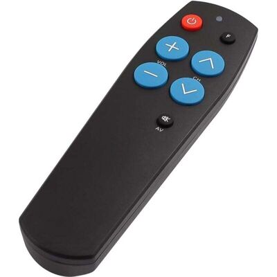 DPZO Mando A Distancia Universal Para Personas Mayores, Con Botones Grandes, Fácil De Usar Y Configurar, Mando A Distancia Universal Para Personas Mayores, Para Televisores Y Dispositivos Infrarrojos. DPZO Mando A Distancia Universal Para Personas Mayores, Con Botones Grandes, Fácil De Usar Y Configurar, Mando A Distancia Universal Para Personas Mayores, Para Televisores Y Dispositivos Infrarrojos.