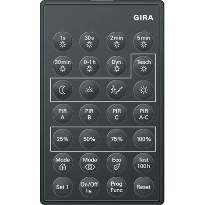 Gira 238200 - Control remoto IR - Accesorio de sensor de movimiento Gira 238200 - Control remoto IR - Accesorio de sensor de movimiento