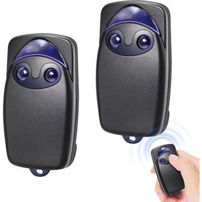 OEM Mando A Distancia De 433 Mhz Para Puertas De Garaje Compatible Con Flo2r-s, 2 Canales Para N1ce One1, On1, On2e, Flo2r-s, Flo2re (paquete De 2) OEM Mando A Distancia De 433 Mhz Para Puertas De Garaje Compatible Con Flo2r-s, 2 Canales Para N1ce One1, On1, On2e, Flo2r-s, Flo2re (paquete De 2)
