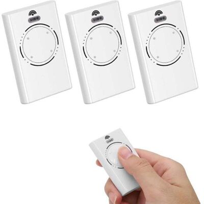 JSSEVN Juego De 3 Mandos A Distancia Para Puertas De Garaje, 868 Mhz – 4 Canales – Alcance De 25-50 M – Compatible Con Xt4 868 Slh, Xt2 868 JSSEVN Juego De 3 Mandos A Distancia Para Puertas De Garaje, 868 Mhz – 4 Canales – Alcance De 25-50 M – Compatible Con Xt4 868 Slh, Xt2 868