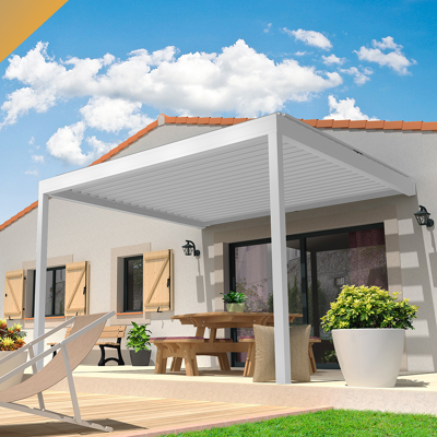 INTERSUN Pérgola Bioclimática Levante 4,00x4,613 M Cilindro Con Mando A Distancia INTERSUN Pérgola Bioclimática Levante 4,00x4,613 M Cilindro Con Mando A Distancia