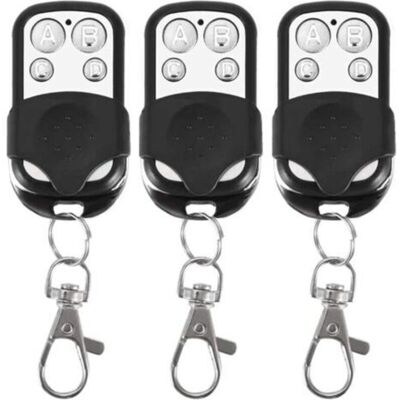 DPZO Juego De 3 Mandos A Distancia Universales Para Puertas Automáticas, Frecuencia De 433,92 Mhz, Código Fijo, 4 Botones Para Controlar Hasta 4 Puertas. DPZO Juego De 3 Mandos A Distancia Universales Para Puertas Automáticas, Frecuencia De 433,92 Mhz, Código Fijo, 4 Botones Para Controlar Hasta 4 Puertas.