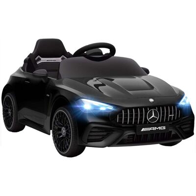 NORTHIX Coche Eléctrico Para Niños, Diseño Mercedes, 12 V, Mando A Distancia, Color Negro NORTHIX Coche Eléctrico Para Niños, Diseño Mercedes, 12 V, Mando A Distancia, Color Negro