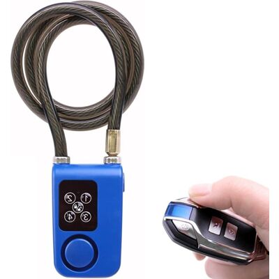OEM Alarma Antirrobo Para Bicicletas Con Mando A Distancia Inalámbrico: Resistente Al Agua, Inteligente, Sin Llave, Con Cable De 84 Cm (33 Pulgadas), Apta Para Bicicletas, Motocicletas Y Patinetes. OEM Alarma Antirrobo Para Bicicletas Con Mando A Distancia Inalámbrico: Resistente Al Agua, Inteligente, Sin Llave, Con Cable De 84 Cm (33 Pulgadas), Apta Para Bicicletas, Motocicletas Y Patinetes.