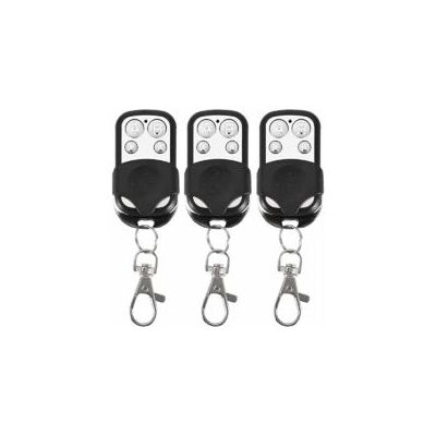 OEM Juego De 3 Mandos A Distancia Universales Para Puertas Automáticas, Código Fijo De 433,92 Mhz, 4 Botones Para Controlar Hasta 4 Puertas - Crezuo OEM Juego De 3 Mandos A Distancia Universales Para Puertas Automáticas, Código Fijo De 433,92 Mhz, 4 Botones Para Controlar Hasta 4 Puertas - Crezuo