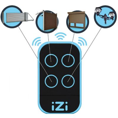 FOCTRO Mando A Distancia Universal Para Sistemas Automatizados (portones, Puertas De Garaje, Persianas, Etc.) Izi One 4790833 Para Puertas FOCTRO Mando A Distancia Universal Para Sistemas Automatizados (portones, Puertas De Garaje, Persianas, Etc.) Izi One 4790833 Para Puertas