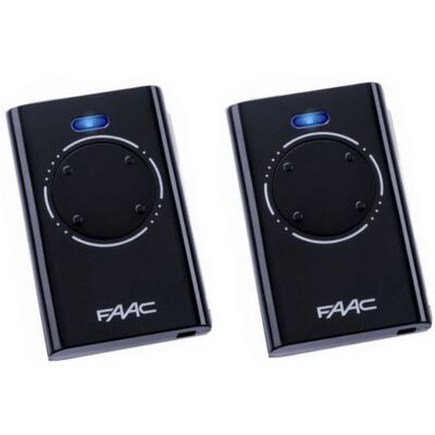 FOCTRO Pack De 2 Mandos A Distancia Faac Xt4 868 Slh Negros FOCTRO Pack De 2 Mandos A Distancia Faac Xt4 868 Slh Negros