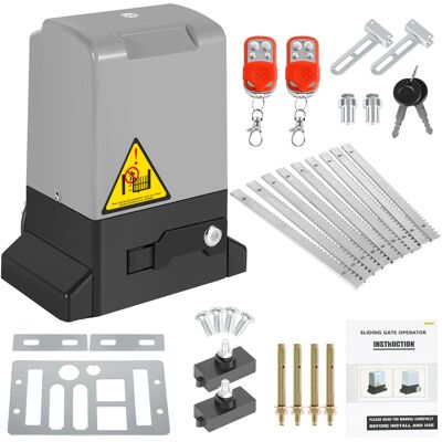 Jiubiaz Motor Para Puertas Correderas 370w Hasta 800 Kg, Motor Eléctrico Para Portones Con 2 Llaves Y Mando A Distancia, Automatismo Para Portones Jiubiaz Motor Para Puertas Correderas 370w Hasta 800 Kg, Motor Eléctrico Para Portones Con 2 Llaves Y Mando A Distancia, Automatismo Para Portones