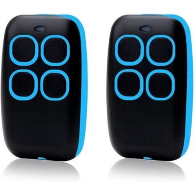 YMYNY Mando A Distancia Universal 4 En 1 De 2 Piezas Para Puertas Y Garajes: Mando A Distancia Multifrecuencia Con Código Variable De 280 A 868 Mhz, Programador Autoaprendizaje Con Lista De Compatibilidad. YMYNY Mando A Distancia Universal 4 En 1 De 2 Piezas Para Puertas Y Garajes: Mando A Distancia Multifrecuencia Con Código Variable De 280 A 868 Mhz, Programador Autoaprendizaje Con Lista De Compatibilidad.
