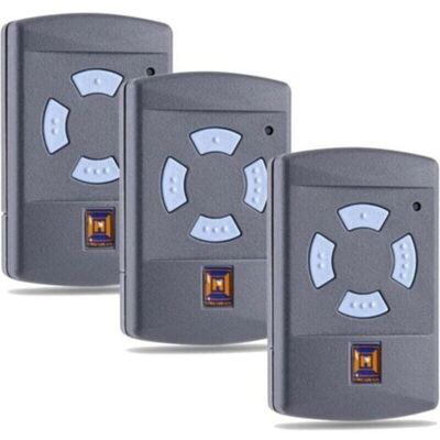 SANS MARQUE Mando A Distancia Para Puerta De Garaje Hsm4 De 868 Mhz – 4 Canales – Compatible Con Botones Azules De Hörmann – Alcance De 30 M – Batería Incluida – 3 Mandos A Distancia SANS MARQUE Mando A Distancia Para Puerta De Garaje Hsm4 De 868 Mhz – 4 Canales – Compatible Con Botones Azules De Hörmann – Alcance De 30 M – Batería Incluida – 3 Mandos A Distancia