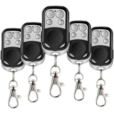 OEM 5 Mandos A Distancia Universales Para Puertas De Garaje, Xu, Inalámbricos De 4 Botones Y 433,92 Mhz, Con Tapa Deslizante Y Soporte Para Llaves, Para Puertas De Garaje Eléctricas --crezuo OEM 5 Mandos A Distancia Universales Para Puertas De Garaje, Xu, Inalámbricos De 4 Botones Y 433,92 Mhz, Con Tapa Deslizante Y Soporte Para Llaves, Para Puertas De Garaje Eléctricas --crezuo