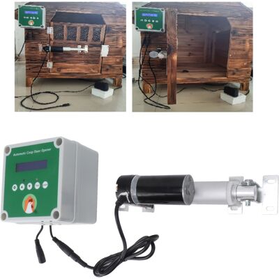 OEM Abrepuertas Automático Para Gallinero – Modelo Eléctrico Con Sensor De Luz Y Mando A Distancia OEM Abrepuertas Automático Para Gallinero – Modelo Eléctrico Con Sensor De Luz Y Mando A Distancia