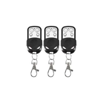 OEM Juego De 3 Mandos A Distancia Universales Para Puertas Automáticas, Frecuencia De 433,92 Mhz, Código Fijo, 4 Botones Para Controlar Hasta 4 Puertas - Crezuo OEM Juego De 3 Mandos A Distancia Universales Para Puertas Automáticas, Frecuencia De 433,92 Mhz, Código Fijo, 4 Botones Para Controlar Hasta 4 Puertas - Crezuo