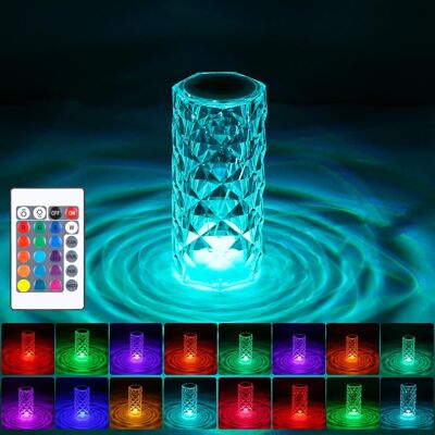 OEM Lámpara De Mesa De Cristal, Lámpara De Mesa Led Con Forma De Diamante, Lámpara Acrílica Rgb De 16 Colores, Lámpara De Noche Led Con Control Táctil Y Mando A Distancia, Adecuada Para Dormitorios, Salas OEM Lámpara De Mesa De Cristal, Lámpara De Mesa Led Con Forma De Diamante, Lámpara Acrílica Rgb De 16 Colores, Lámpara De Noche Led Con Control Táctil Y Mando A Distancia, Adecuada Para Dormitorios, Salas