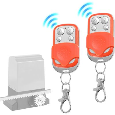 Tolletour 2pcs Keytis Mando A Distancia - 433 Mhz Para El Control De Puertas Y Puertas De Garaje Para Abridores Automáticos De Puertas Correderas Tolletour 2pcs Keytis Mando A Distancia - 433 Mhz Para El Control De Puertas Y Puertas De Garaje Para Abridores Automáticos De Puertas Correderas