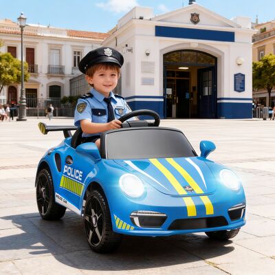 PZCC Coche Eléctrico Para Niños Con Licencia Ruf Ctr 3 Clubsport Mando A Distancia Motor Doble Sirena Ruedas Auxiliares Azul PZCC Coche Eléctrico Para Niños Con Licencia Ruf Ctr 3 Clubsport Mando A Distancia Motor Doble Sirena Ruedas Auxiliares Azul