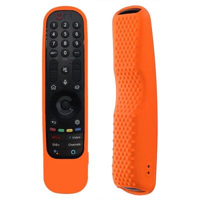 OEM Funda De Silicona Para Mando A Distancia De Smart Tvs An-mr21 Mr22, Resistente A Golpes Y Luminosa, Color Naranja. OEM Funda De Silicona Para Mando A Distancia De Smart Tvs An-mr21 Mr22, Resistente A Golpes Y Luminosa, Color Naranja.