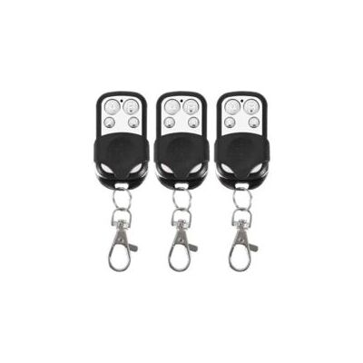 OEM Juego De 3 Mandos A Distancia Universales Para Puertas Automáticas, Frecuencia De 433,92 Mhz, Código Fijo, 4 Botones Para Controlar Hasta 4 Puertas - Crezuo OEM Juego De 3 Mandos A Distancia Universales Para Puertas Automáticas, Frecuencia De 433,92 Mhz, Código Fijo, 4 Botones Para Controlar Hasta 4 Puertas - Crezuo