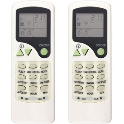 OEM 2 Mandos A Distancia Inalámbricos Para Aire Acondicionado, Compatibles Con El Mando A Distancia Del Aire Acondicionado Chigo Zc/lw-01. OEM 2 Mandos A Distancia Inalámbricos Para Aire Acondicionado, Compatibles Con El Mando A Distancia Del Aire Acondicionado Chigo Zc/lw-01.