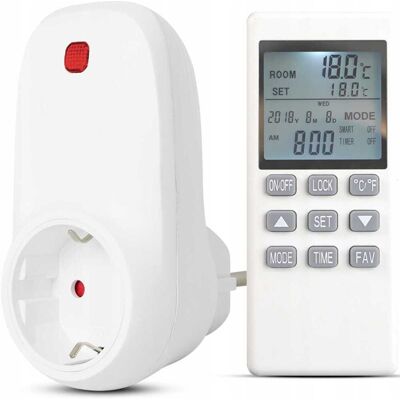 OEM Termostato Externo Con Mando A Distancia Wj2o Para Paneles Ir Cronos OEM Termostato Externo Con Mando A Distancia Wj2o Para Paneles Ir Cronos